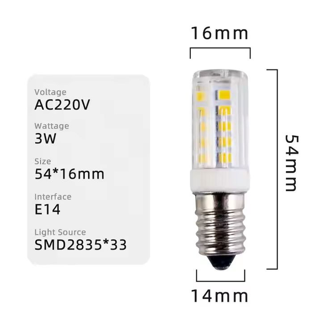LED Corn Bulb AC220V E14 7W 6000K Ceramic COB Energy Saving Light SMD2835 for Home Chandelier Lamp Lighting