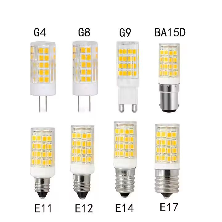 LED Corn Bulb AC220V G9 9W 3000K Ceramic COB Energy Saving Light SMD2835 for Home Chandelier Lighting