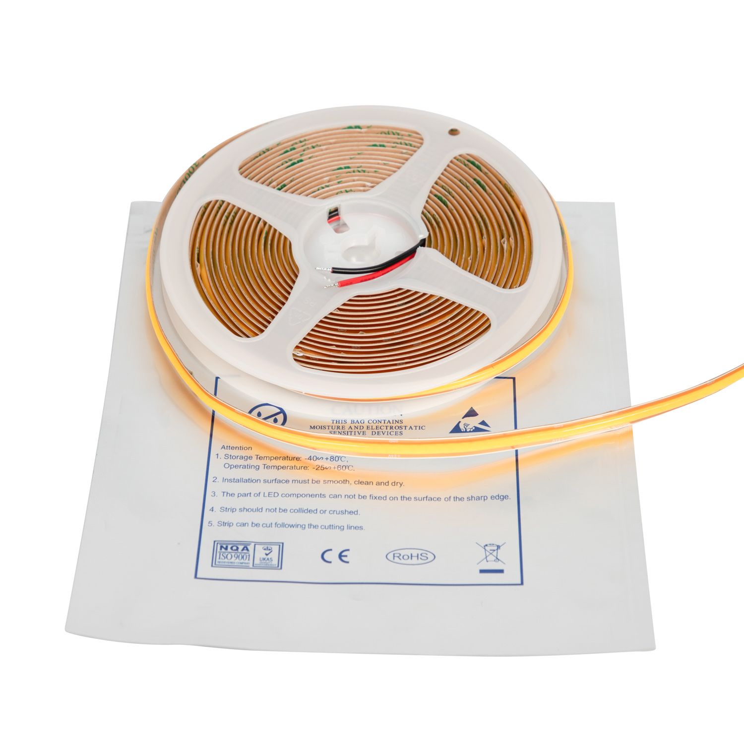 Premium Quality Free-Cut DC24V 528LEDs COB LED Strip Light