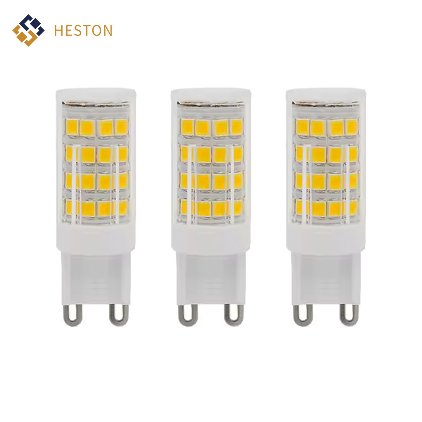 LED Corn Bulb AC220V G9 9W 3000K Ceramic COB Energy Saving Light SMD2835 for Home Chandelier Lighting